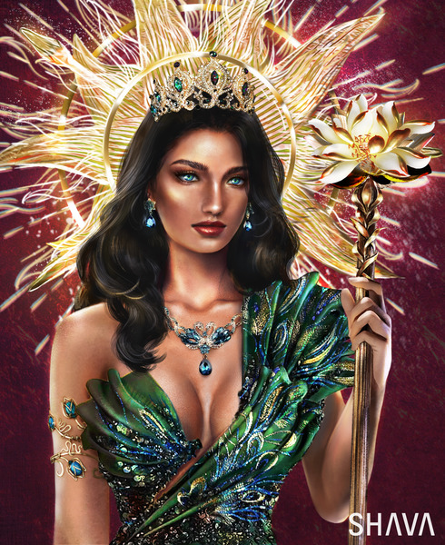 Protector of Woman and the Sky - Hera Print