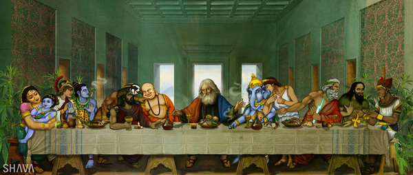 THE LAST  FIRST SUPPER Print
