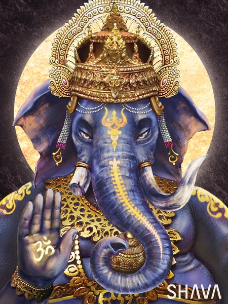 How Wise and Luck - Ganesha  Print