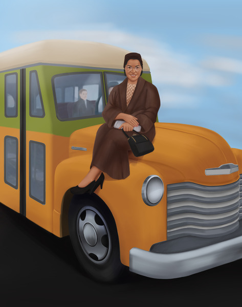 I Will Sit Where I Please - Rosa Parks Print