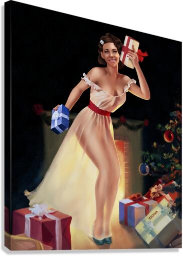 Waiting For Santa Canvas Print