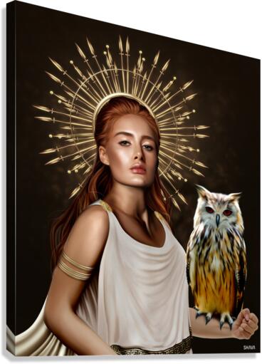 ATHENA I AM Canvas Print