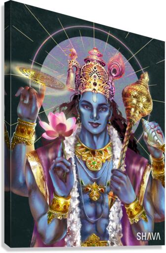 Preserver and Protector - Vishnu Canvas Print