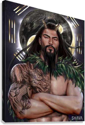 I Am The First - Pangu Canvas Print