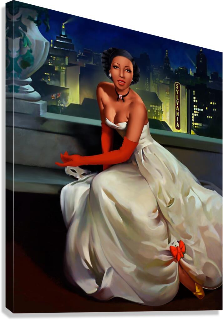 Masquerade - Josephine Baker  Canvas Print