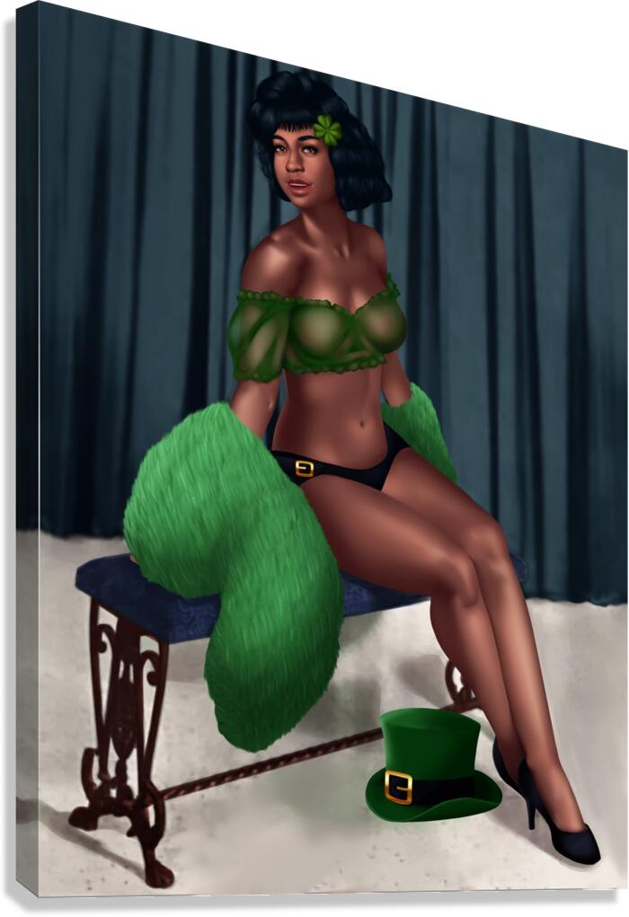 Pretty Little Leprechaun -   Lawanda Page Canvas Print