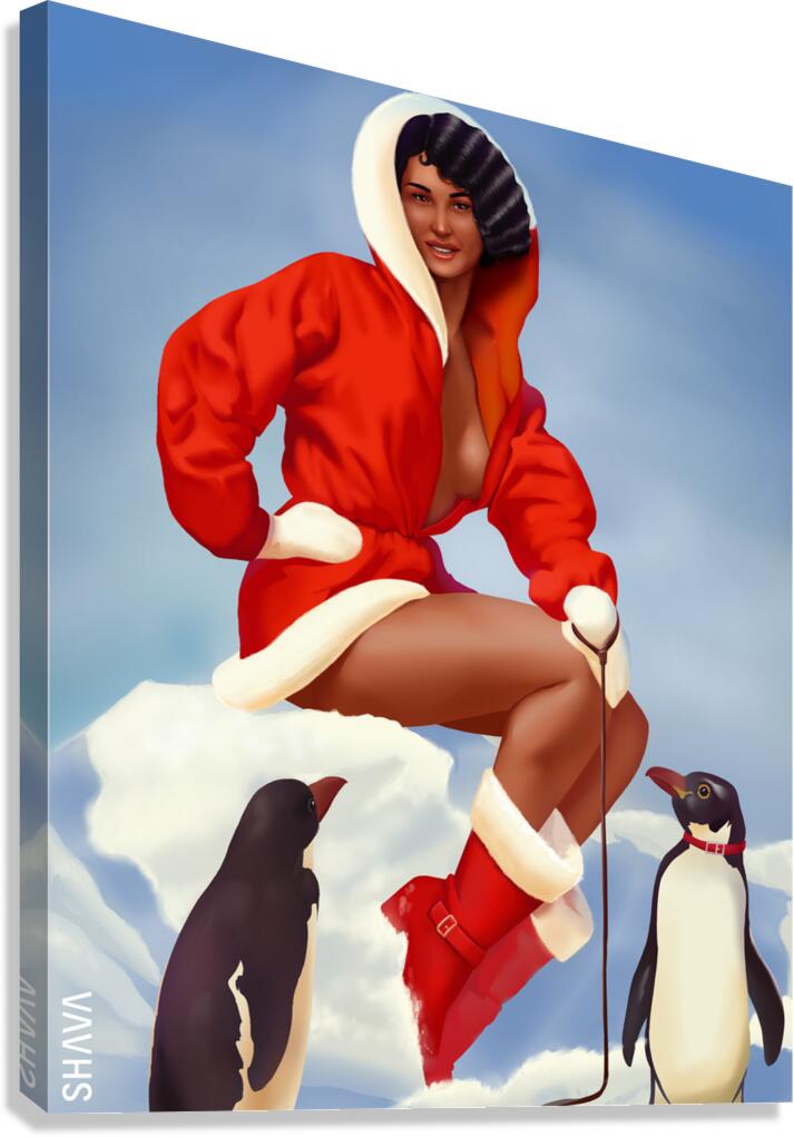 Waiting for Santa  Canvas Print