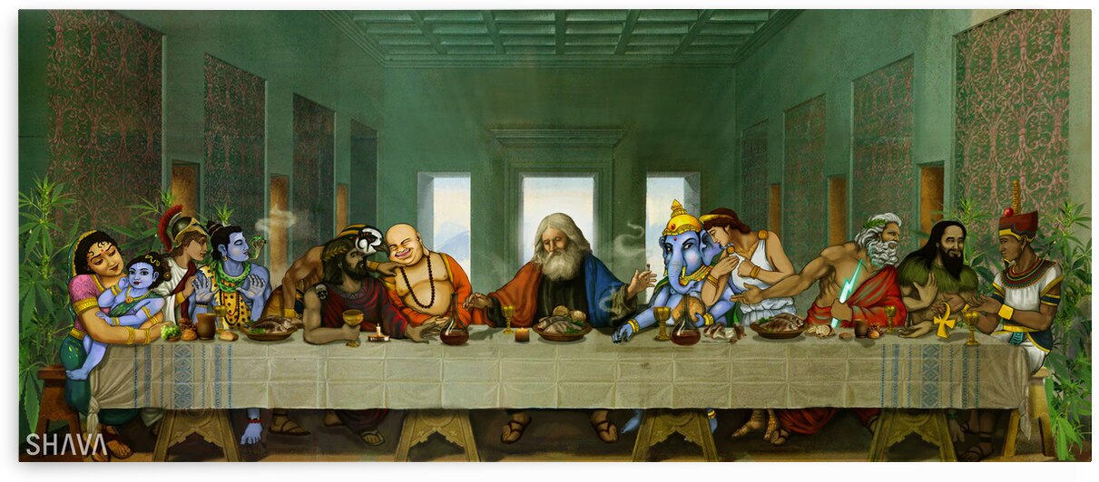 THE LAST  FIRST SUPPER by SHAVA