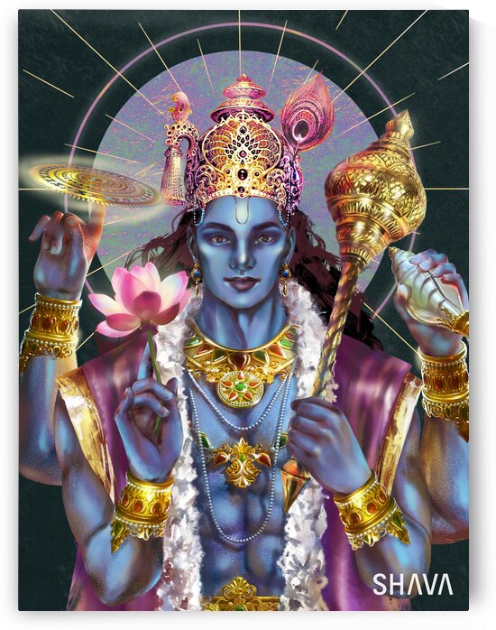 Preserver and Protector - Vishnu by SHAVA
