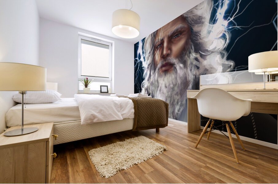 The Most Interesting Man In The World - Zeus  Mural print