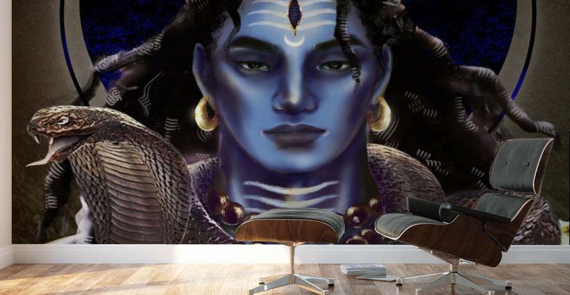 The First Yogi - Shiva Wall Murals