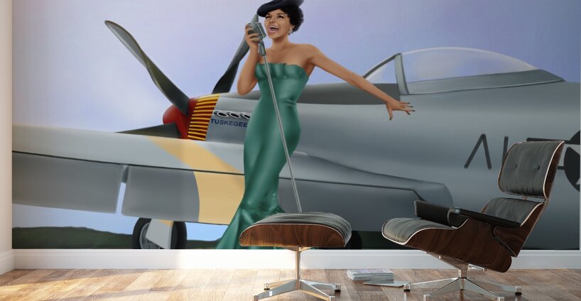Lady Sings to Tuskegee Airmen - Lena Horne  Wall Murals
