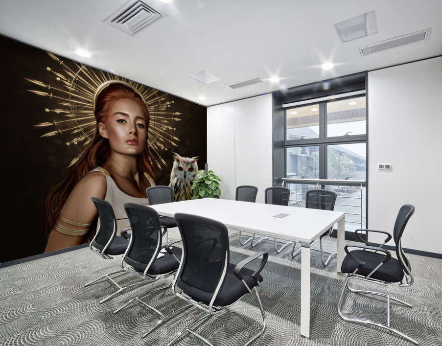 ATHENA I AM Wall Printing