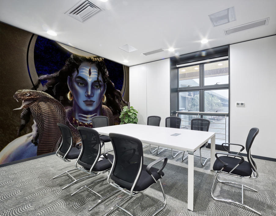 The First Yogi - Shiva Wall Printing