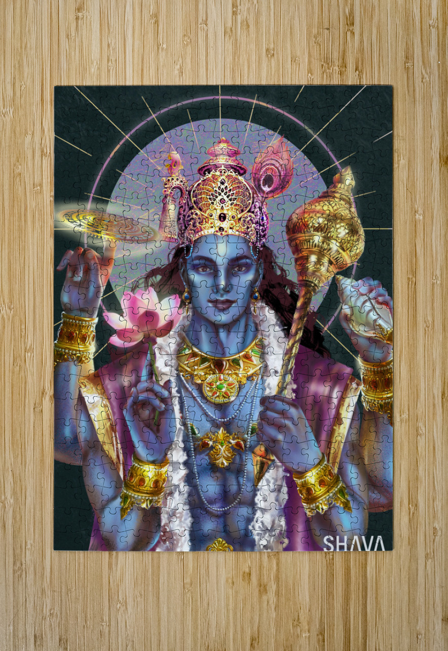 Preserver and Protector - Vishnu SHAVA Puzzle printing