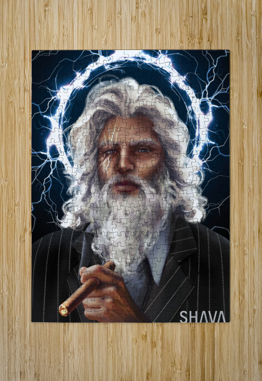 The Most Interesting Man In The World - Zeus  SHAVA Puzzle printing
