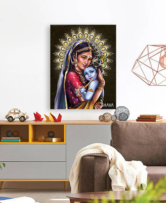 Gods of Love and Tenderness - Yashoda Krishna by SHAVA